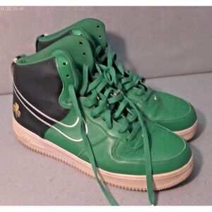 NIKE AIR FORCE 1 HIGH PREMIUM ID "NBA BOSTON CETLICS" SZ 12 RARE! [AQ3956-992]‎